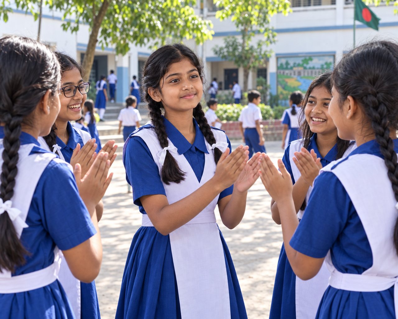 Ayesha in a scene from Steady Voice.